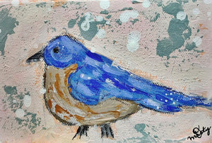 Notecard 4x6 "Bluebird Serenade"